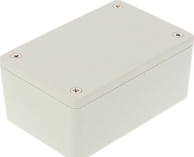 ABS enclosure, (L x W x H) 86 x 56 x 36 mm, light gray (RAL 7035), IP54, 1591XXLGY