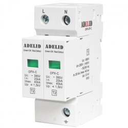 Ogranicznik przepięć T2 2P 1,5kV 20kA OPX-2P-C