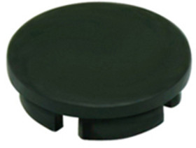 Front cap, Ø 20 mm, black, for rotary knobs, 4311.0031