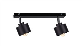 Spot Nowoczesny 2Xe27 Simply Black