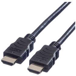 Value 11.99.5543 HDMI Cable HDMI-A Black 3 m Shielded 4K UHD