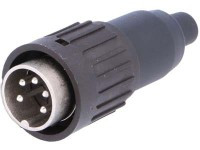 AMPH5-W Wtyk 5 pin na kabel okrągły, bagnetowe - Amphenol