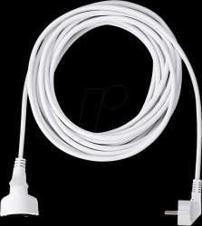 341.289 extension cable, earthing contact 230V 10m white