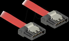 83834 Cable SATA FLEXI 6 GB/s 30 cm red metal