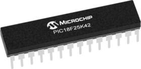 Mikrokontroler Microchip PIC18 SPDIP 28-pinowy Otwór przezierny Mikroprocesor 8-bitowy 32 kB 8bit CAN: 64MHz RAM:256 B