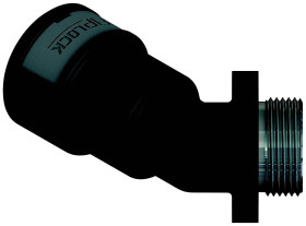 Złącze śrubowe Fränkische Rohrwerke 4891187000 57.6 mm czarny 10 szt.