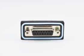 Złącze D-Sub 15-pinowe Żeński Kąt prosty Montaż na płytce drukowanej raster 2.74mm