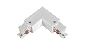 Łącznik Szyny 3 Fazowej Adar Narożnik Biały