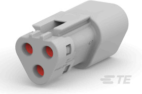 Złącze samochodowe 3-pinowe Deutsch 2-rzędowe Żeński 13A DEUTSCH DT Montaż na kablu Śruba Obudowa złącza samochodowego