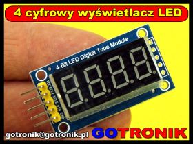 4 cyfrowy wyświetlacz LED