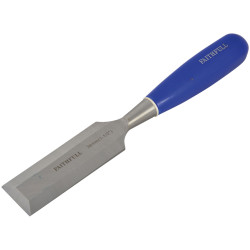 Faithfull FAIWCB112 Bevel Edge Chisel Blue Grip 38mm (1.1/2in)