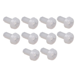 Śruba Nylonowa M3x6mm - 10 szt - na śrubokręt