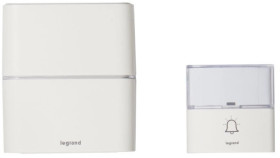 Dzwonek bezprzewodowy 200m Serenity (zestaw odbiornik + nadajnik) biały 094270