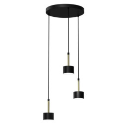 Lampa wisząca ARENA BLACK/GOLD 3xGX53 MLP7762 Milagro