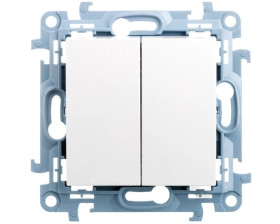 Simon 10 Łącznik świecznikowy 10AX IP20 biały CW5.01/11