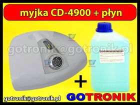 Myjka ultradźwiękowa CD-4900 600ml + płyn 500ml