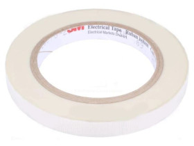 Taśma: elektroizolacyjna W: 12mm L: 33m Thk: 177um biały 5 48G 3M 69 12MM 33M