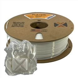 Frost White PLA+Silk – Premium 3D Printing Filament
