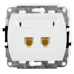 1GT2, Gniazdo telefoniczne podwójne,