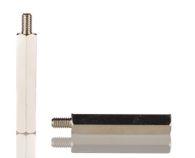 Kołek dystansowy gwint M6 x M6 długość 50mm Stalowe Męski/żeński Sześciokątny RS PRO