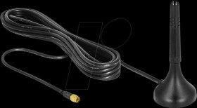 12583 LTE Antenna SMA plug 1 - 2 dBi fixed omnidirectional