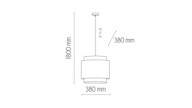 Lampa Wisząca Breno Kolor Czarny Aluminium/Metal, Led 2500 Lm Barwa...