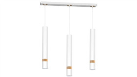 Lampa Wisząca Joker White/Wood 3Xgu10 Mlp6302 Milagro