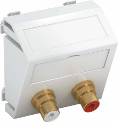 Obsługa multimediów 45 x 45 mm malowane alu OBO Bettermann, 6105060, aluminiowy, (S x W x G) 45 x 45 x 9 mm