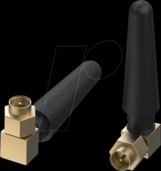 PR1US450 Antenna, mobile radio, SMA, angled