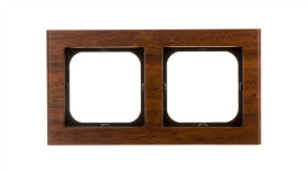 Sonata Ramka Podwójna Drewno Orzech R-2Rw/34