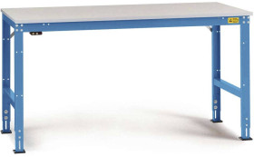 Manuflex LU4018.5012 ESD Stół roboczy ESD UNIWERSALNY, standardowy stół z płytą melaminową, szer. X gł. X wys. = 1000 x