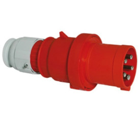 Wtyczka TE z zintegrowanym zadławieniem MULTI-GRIP 63A 5p 400V 6h IP44 2155