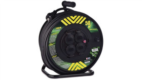 Przedłużacz Bębnowy 4-Gniazda Z/U 50M H05rr-F 3G2,5 Ip44 P084503