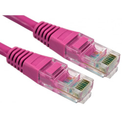 Kabel Ethernet Cat5e długość 1m Z zakończeniem RS PRO PVC l. żył: 8 średnica 5.4mm