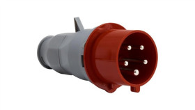 Wtyczka Siłowa - Zwrotnica Faz 32A 5P Ip44 /Fe/