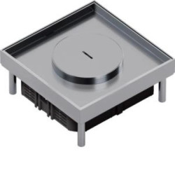 tehalit.VE-EE Pokrywa tubus IP54 20kN EKSQ06 200X200 15mm stal nierdzewna EKSQ060TM15