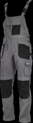 Spodnie ogrodniczki BASIC LINE szary S STALCO S-47864