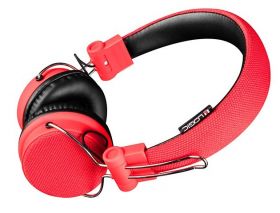 SLUCHAWKI BT-1 RED BLUETOOTH