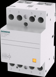 Installation contactor, 4 pole, 40 A, 4 Form A (N/O), coil 220 VDC/230 VAC, screw connection, 5TT5040-0