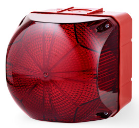 Sygnalizator 230 V AC, 240 V AC Migające, stałe Czerwony Montaż powierzchniowy LED