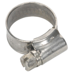 Sealey SHCSSM00 Hose Clip Stainless Steel &#xD8;13-19mm Pack of 10