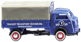 Wiking 033509 H0 Model ciężarówki Tempo Platforma wysoka Matador Transit Transport Flensburg