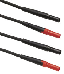 Przewody pomiarowe długość przewodu 1.5m Fluke kategoria CAT III 1000V 10A W osłonie Zestaw przewodów pomiarowych