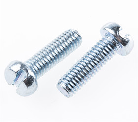 Śruby maszynowe M5 łeb z łbem walcowym Stalowe długość 16.0mm skok 0.80mm