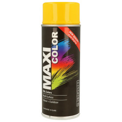MAXICOLOR MX1021 MaxiColor Spray Gloss Rape Yellow RAL1021 400ml
