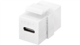Moduł Keystone Złącze Usb-C™, Usb 3.2 Gen 2 (10 Gbit/S), Biały - Wersja...