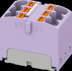 3273806 PTFIX distributor block, 6x4, violet