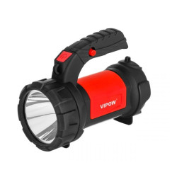 LATARKA LED SZPERACZ 3W 200lm, 120lm Z AKUMULATOREM 2000mAh VIPOW