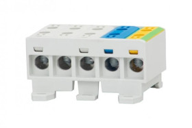 Złączka szynowa ZU 5-torowa (5x35mm2) /3L+N+PE/ Al/Cu