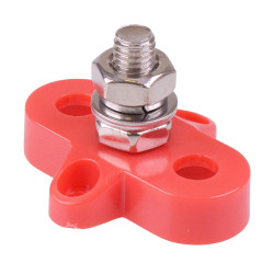 Red Positive M8 Stud Power Distribution Post